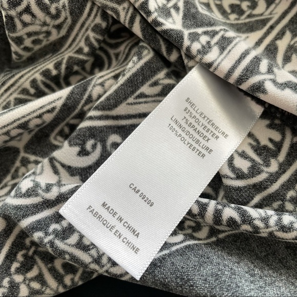 Cleo XXL leaf print midi dress - Picture 6 of 6